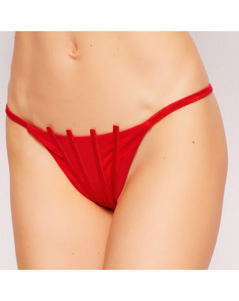 Bas de Maillot Graphique Couture rouge