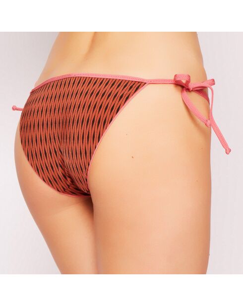 Bas de Maillot Eva terracotta/fuchsia