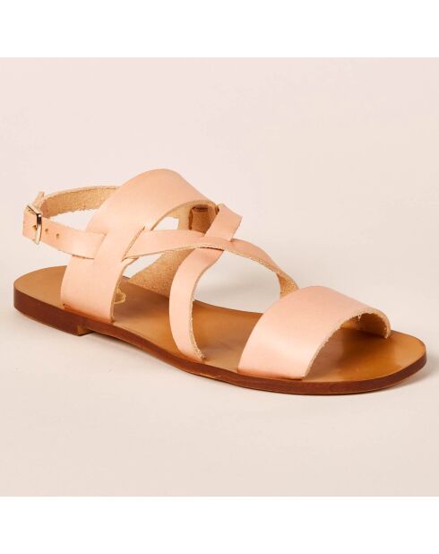 Sandalias Circe de piel nude