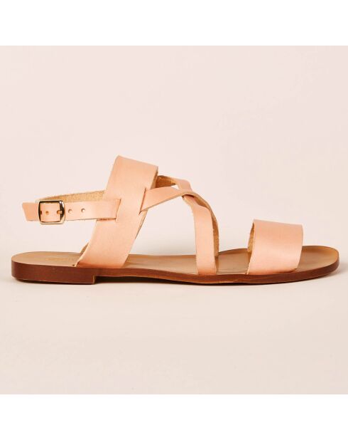 Sandalias Circe de piel nude