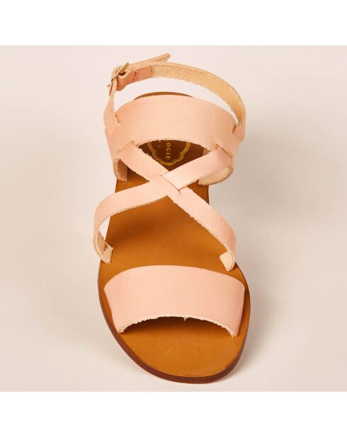 Sandalias Circe de piel nude