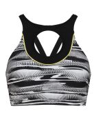 Haut de Maillot Powerline noir/blanc