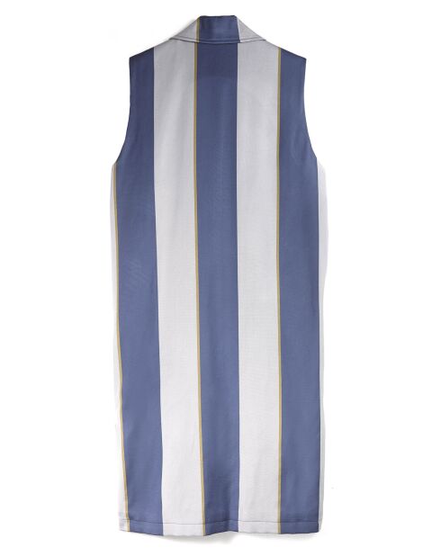 Veste rayée blanc/bleu