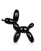 Petite sculpture chien ballon noire - 26x27x9.5 cm