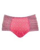 Bas de Maillot Taille Haute Helia Dune rose/gris