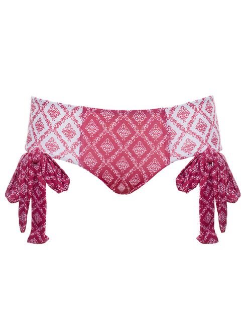 Uta Sirocco roze/wit kort bikinibroekje