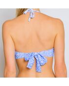 Haut de Maillot Bandeau Gemma Rivage marine/ciel