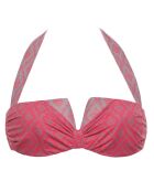 Haut de Maillot Bandeau Gemma Dune rose/gris