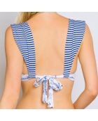 Haut de Maillot Brassière Pia Candor marine/blanc