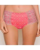 Bas de Maillot Taille Haute Helia Dune rose/gris