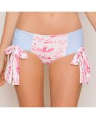 Bas de Maillot Shorty Uta Naive bleu/rose