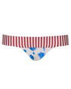 Bas de Maillot Bréilien Nora Zephyr blanc/ciel/rouge