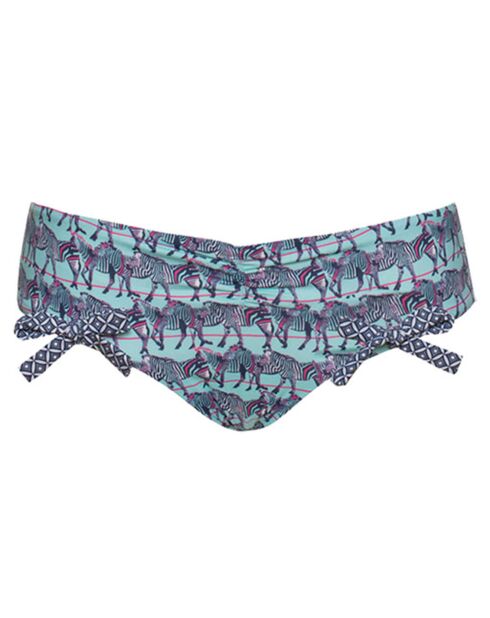 Siena Masai marineblauw/hemelsroze kort bikinibroekje