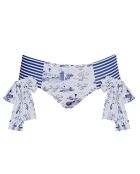 Bas de Maillot Shorty Uta Candor marine/blanc