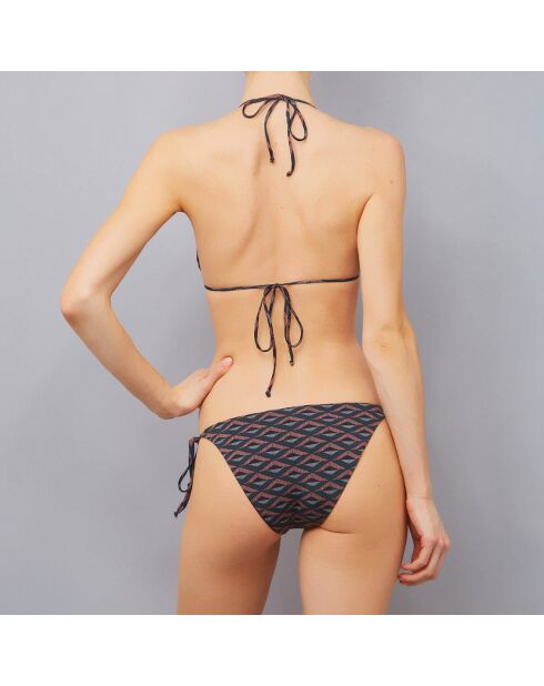 Maillot de bain 2 pièces Karoo triangles souples vert foncé