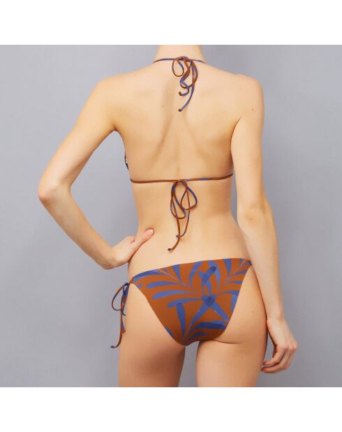 Maillot de bain 2 pièces Ramas GR  triangles souples marron