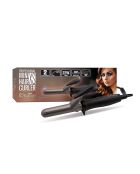 Rizador de pelo con temperatura máxima de 180°, color negro, 22 W