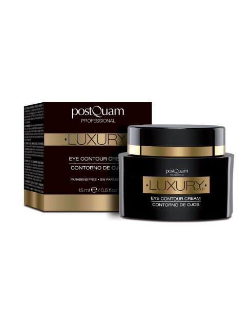 Crème contour des yeux texture gel avec des particules d'or 15 ml