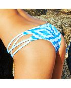 Bas de Maillot Florence blanc/bleu