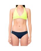 Haut de maillot Triangle en Néoprène jaune fluo