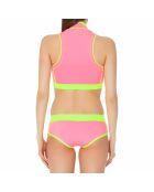 Brassière de bain en Néoprène rose/jaune