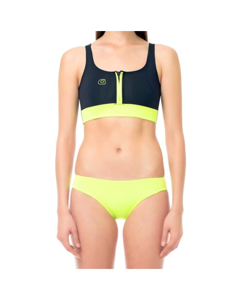 Bas de maillot Regular en Néoprène jaune fluo