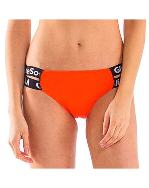 Bas de maillot Tailored en Néoprène orange