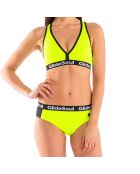 Bas de maillot shorty en Néoprène jaune néon