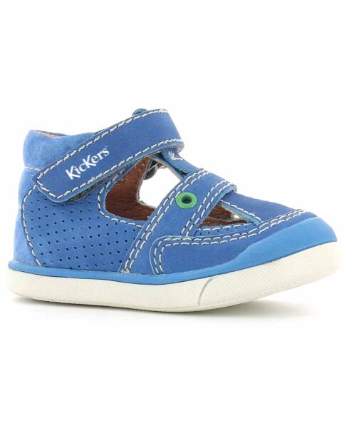 Goodspeed Marine Salomes van geperforeerd leer en fluweel