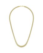 Collier maille infini en chute or jaune