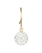 Boucles d'oreilles Bulles de Crystal or jaune