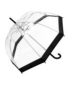 Parapluie Cloche transparent/noir