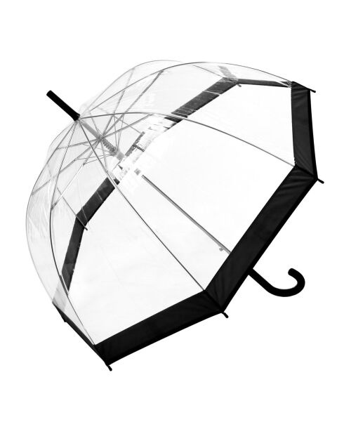 Parapluie Cloche transparent/noir