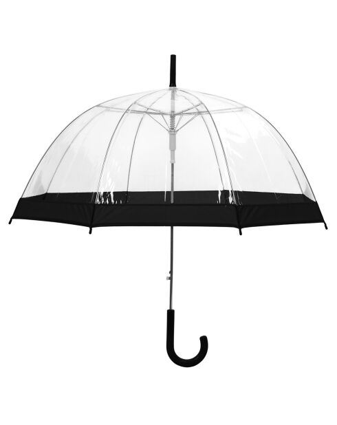 Parapluie Cloche transparent/noir