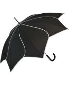 Sternenschirm schwarz/weiß