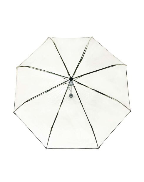 Transparenter automatischer faltbarer Regenschirm