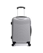 3 Etna-C Allrad-Koffer 55/65/75 cm und silberner Waschtisch