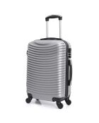 3 Etna-C Allrad-Koffer 55/65/75 cm und silberner Waschtisch