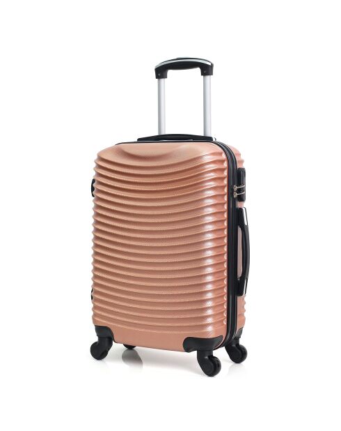 Long Stay Koffer met 4 wielen 75 cm Etna roségoud