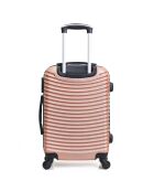 Long Stay Koffer met 4 wielen 75 cm Etna roségoud