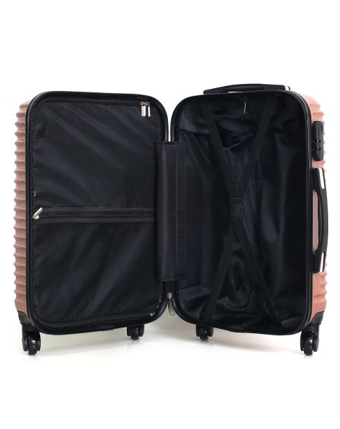 Long Stay Koffer met 4 wielen 75 cm Etna roségoud