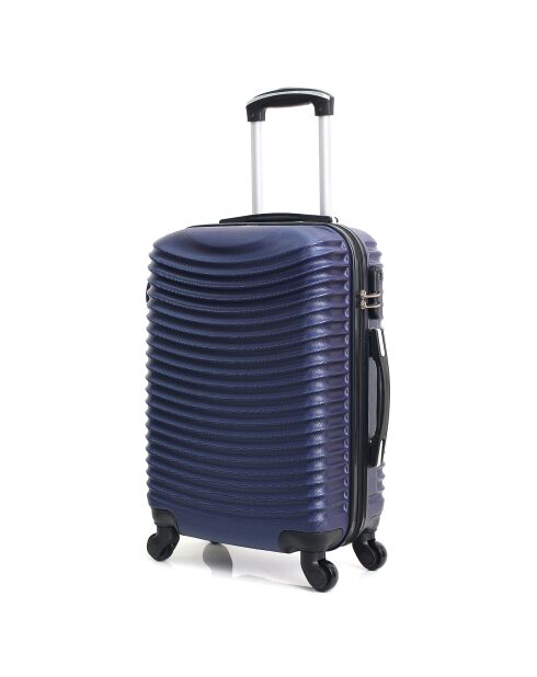 Etna Medium Stay Koffer met 4 enkele wielen 59 cm marineblauw