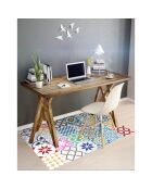 Tapis vinyle Adèle multicolore - 50x140 cm