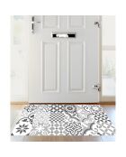 Tapis vinyle Adèle gris - 50x100 cm