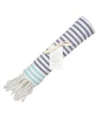 Fouta Bora Bora Griechisch blau/türkisgrün - 100x200 cm