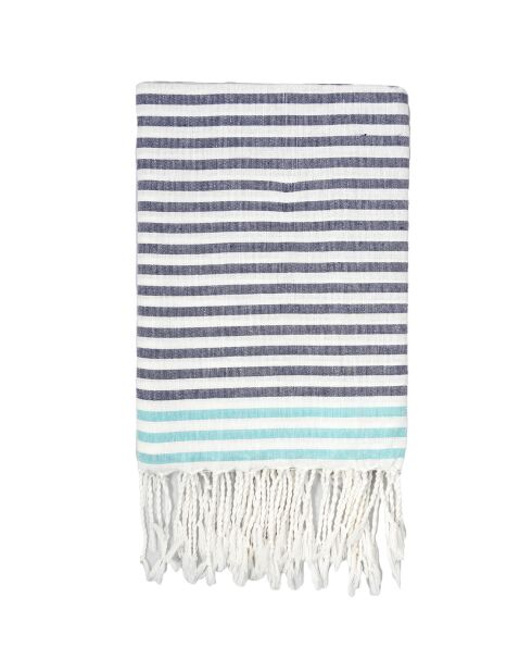 Fouta Bora Bora Griechisch blau/türkisgrün - 100x200 cm