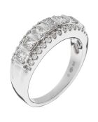 Bague Ma bien aimée Diamants 1 ct or blanc