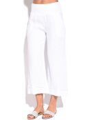 Pantacourt 100% Lin Pili blanc