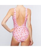 Maillot de bain 1 pièce Escalet soft fushia