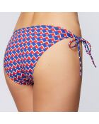 Bas de maillot Miramar bleu/rouge